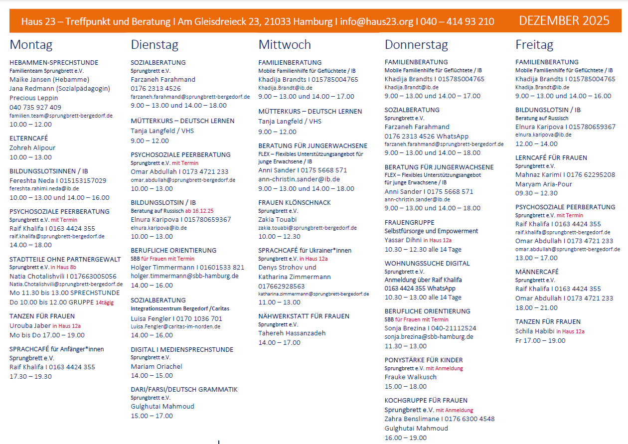 Flyer Haus 23 Flyer Haus 23