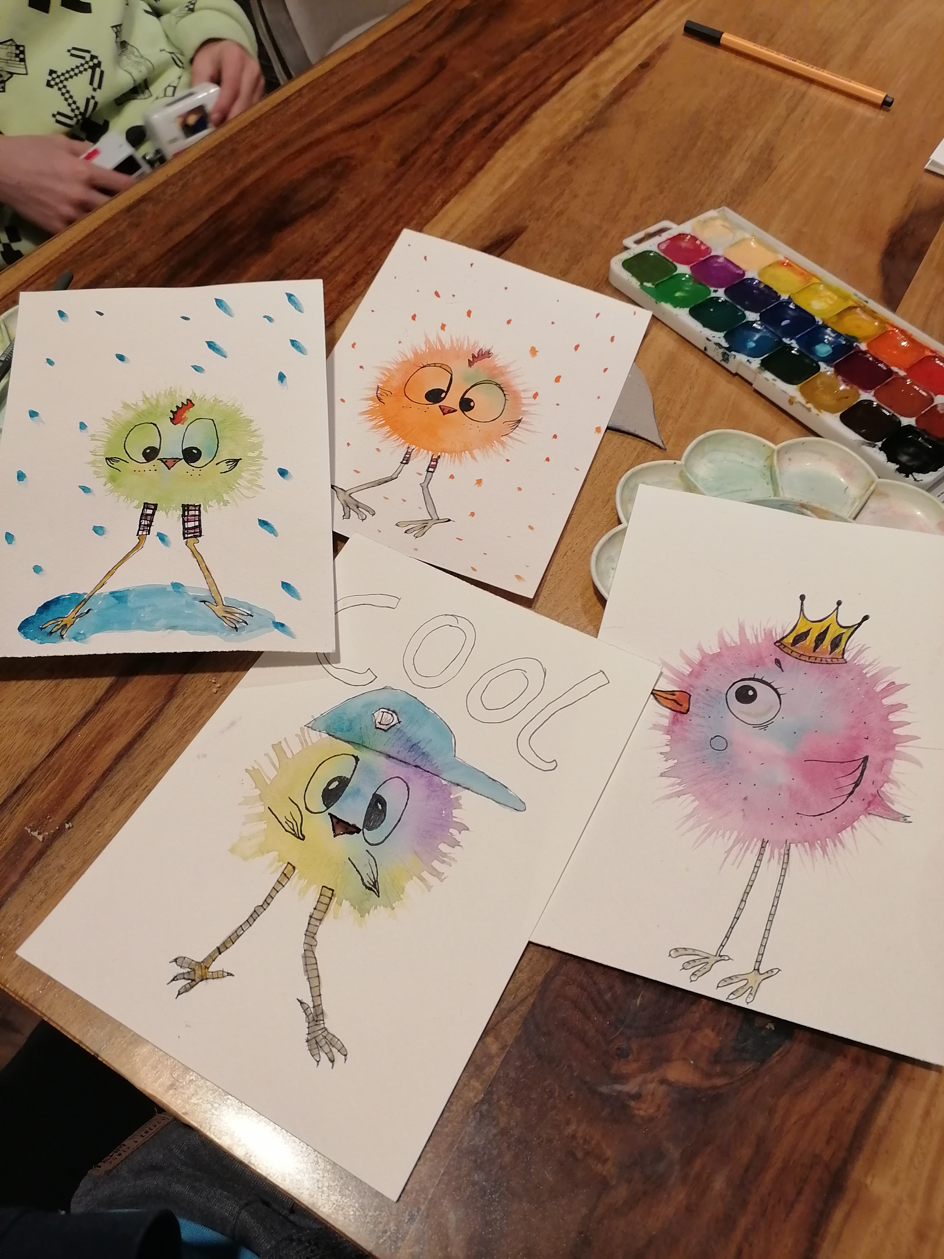 Flauschige Küken Flauschige Küken
