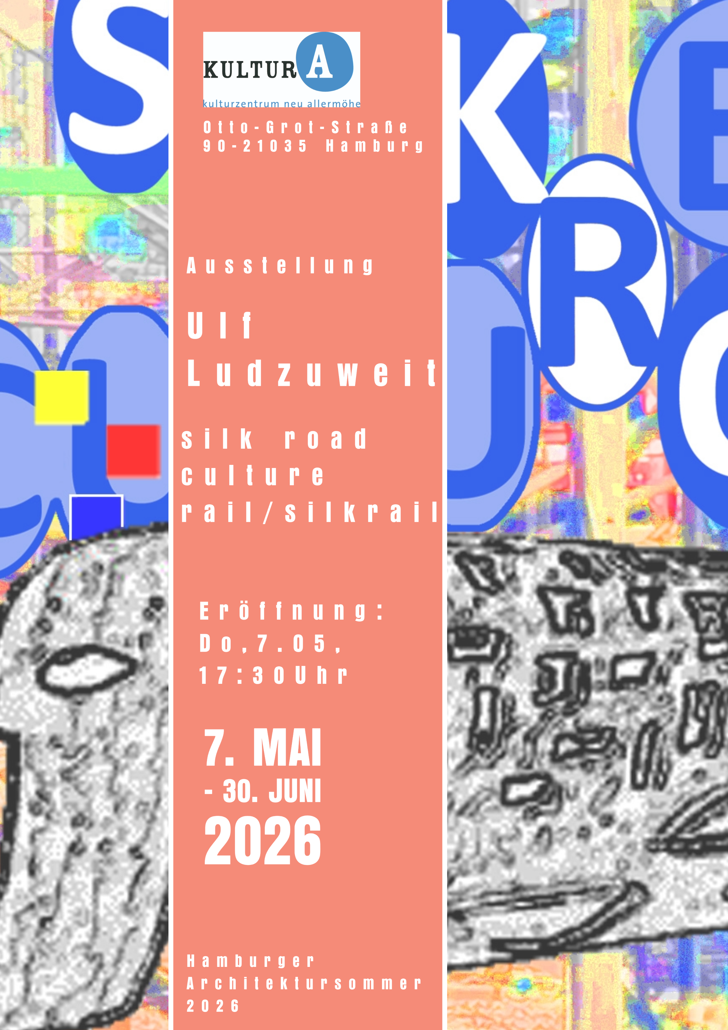 Plakat Ausstelung Ulf Ludzuweit